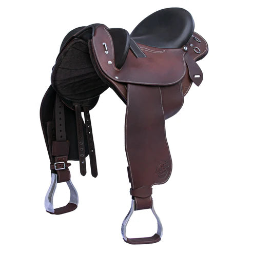 Syd Hill Barkley Stock Fender Saddle - SHXP Adjustable Tree - The Trading Stables