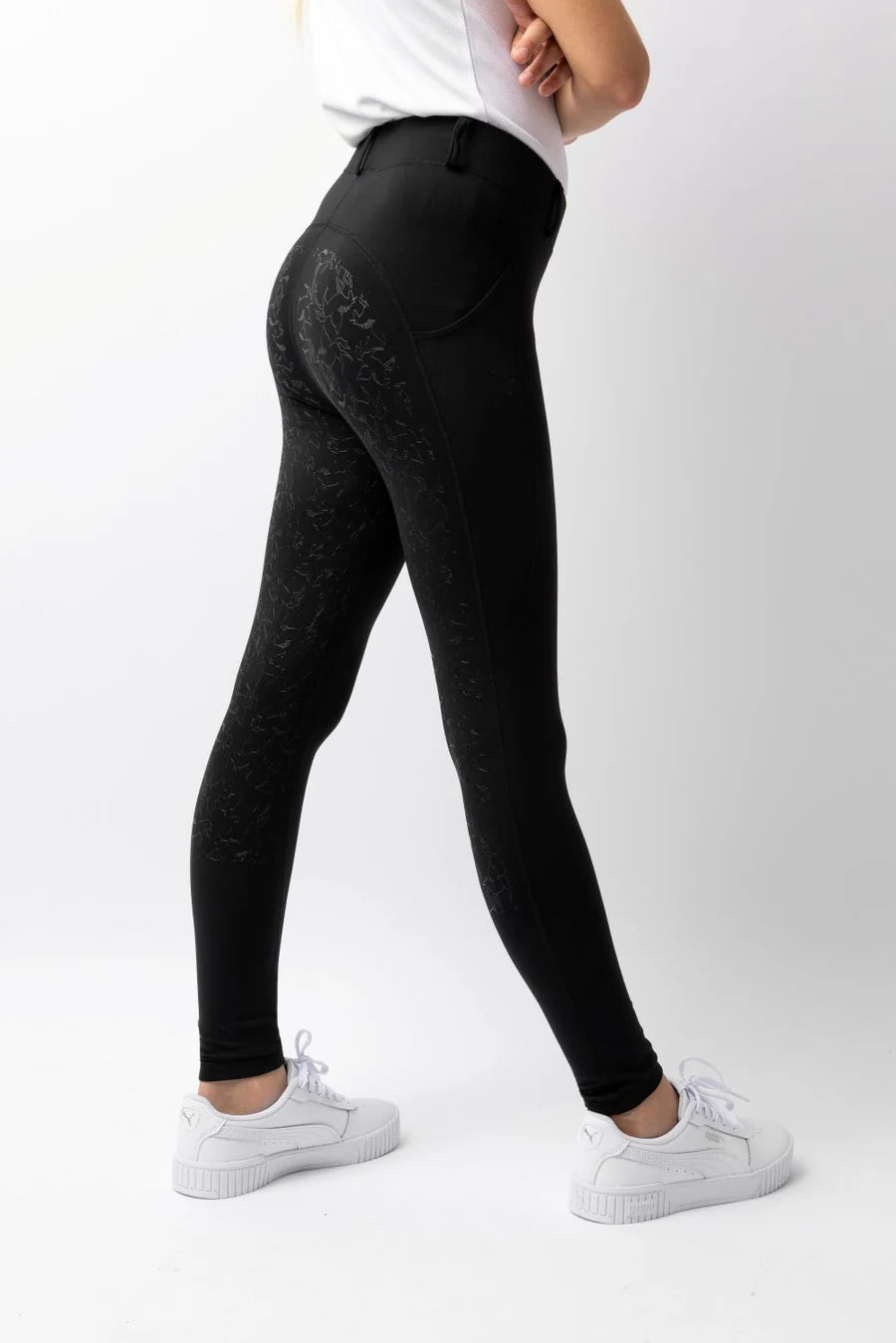 Horze Dea JR Thermo Fullgrip Tights - The Trading Stables