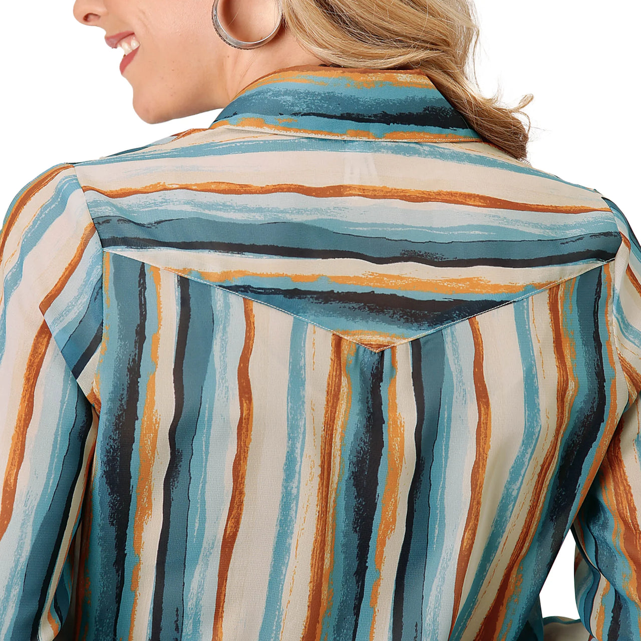 Roper Womens Studio West Collection Long Sleeve Shirt - The Trading Stables