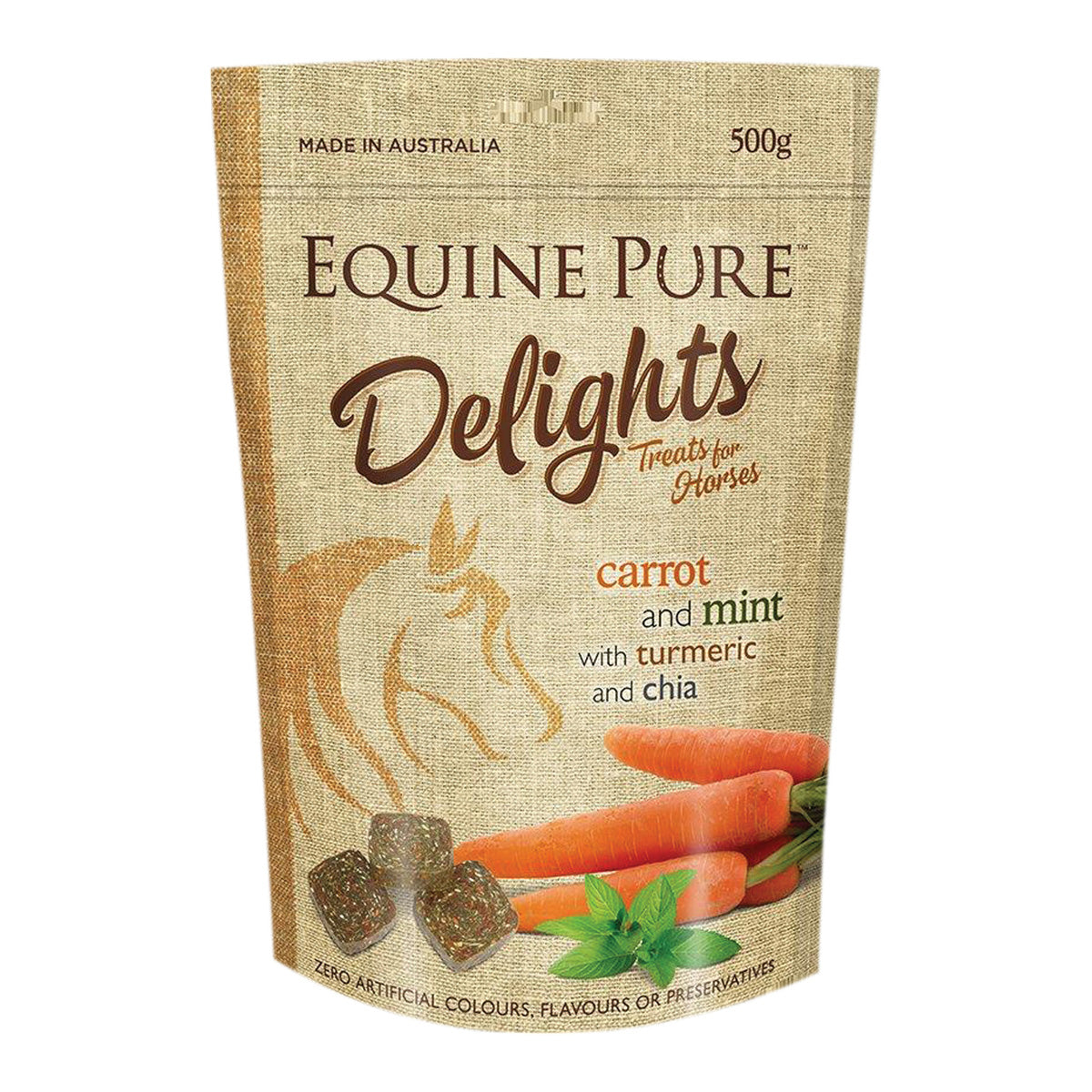 Equine Pure Delights Carrot/Mint - The Trading Stables