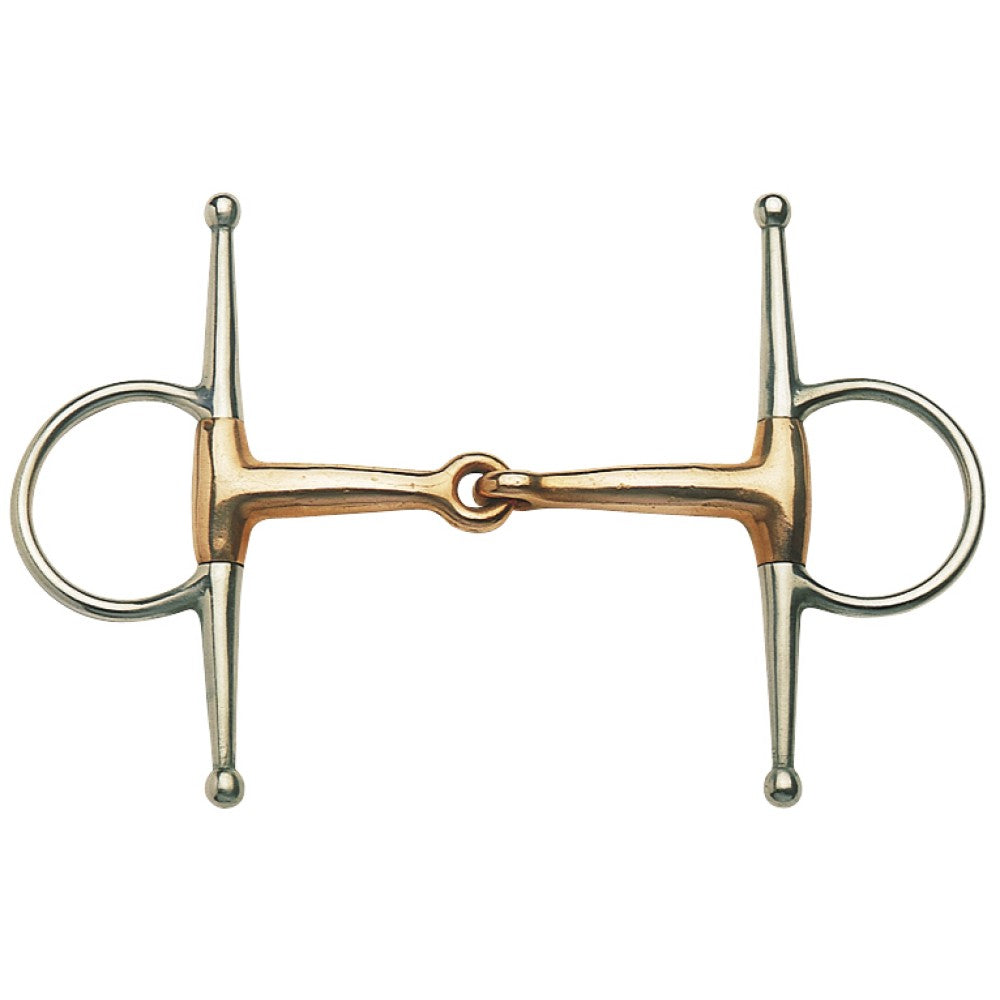 Full Cheek Eggbutt Bit w/Copper Mouth - The Trading Stables
