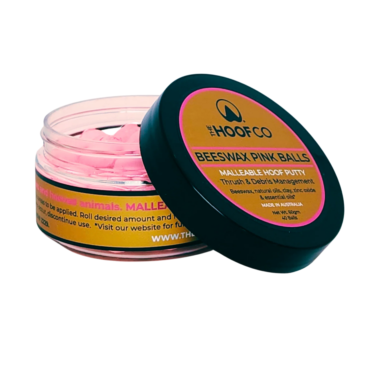 Beeswax Pink Balls - Hoof Putty For Thrush Management - The Trading Stables