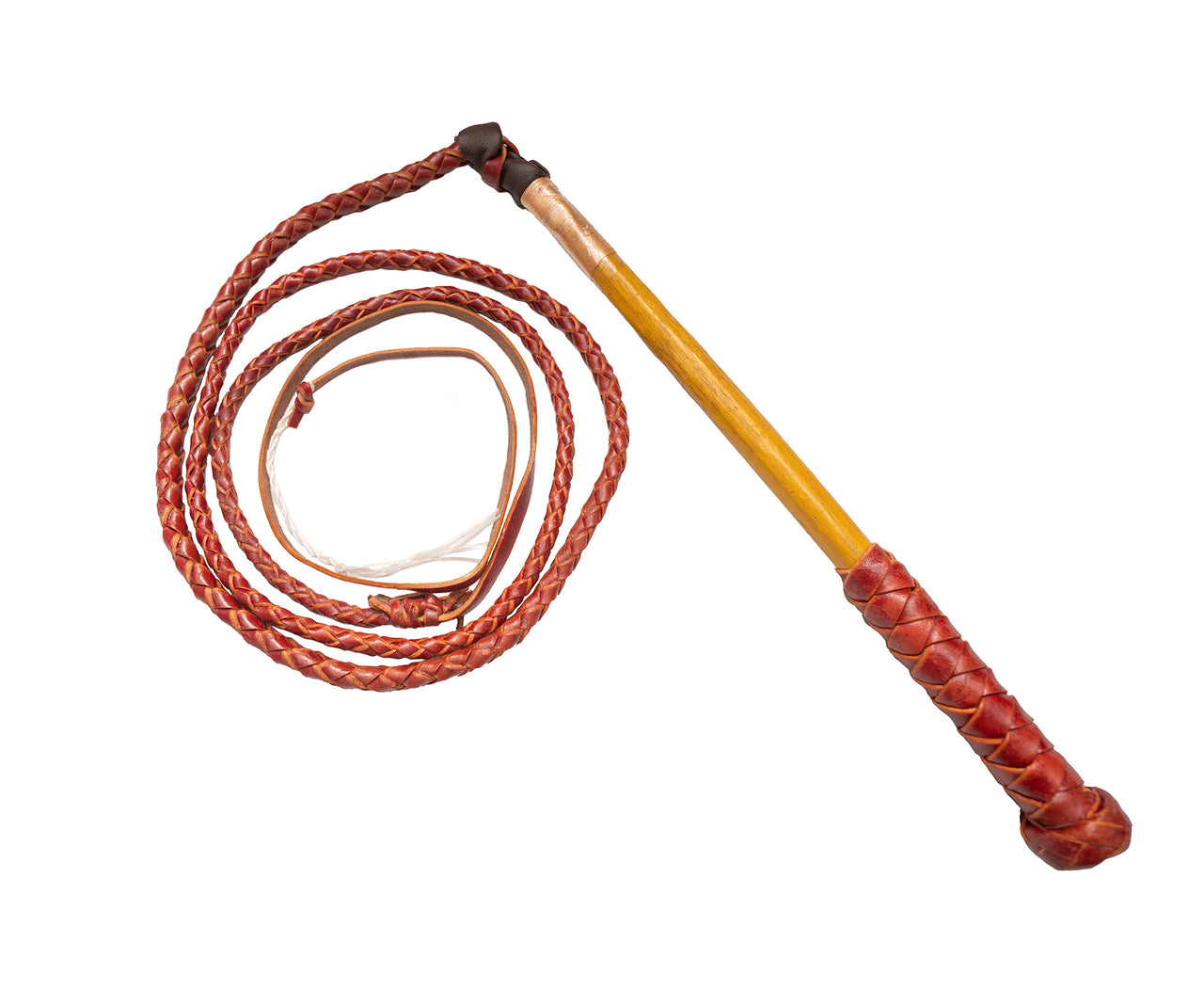 Stockmaster Redhide Stock Whip 6' x 4 Plait - The Trading Stables