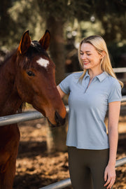 Horze Willow Women's Functional Polo Shirt - The Trading Stables