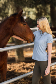 Horze Willow Women's Functional Polo Shirt - The Trading Stables