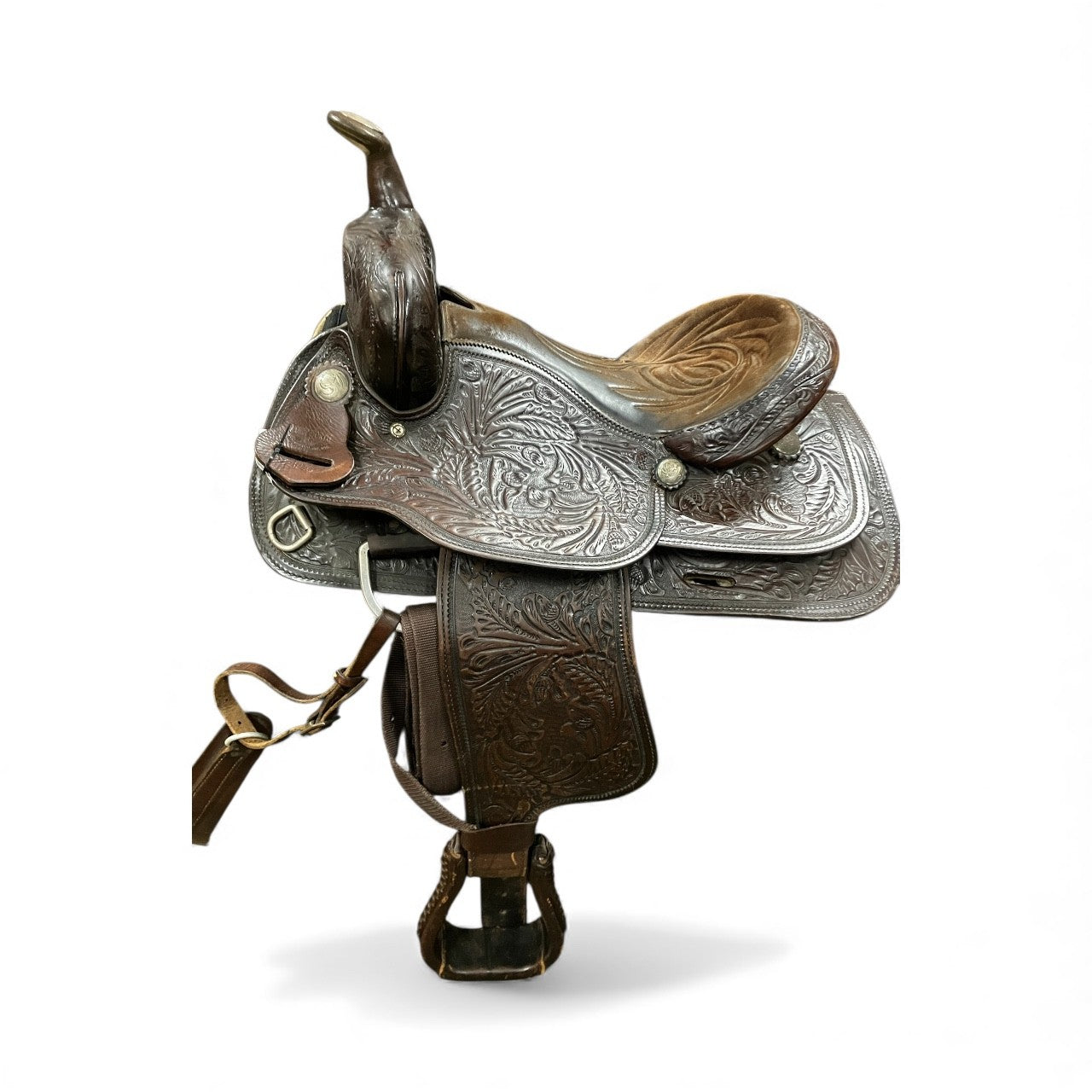 Fort Worth Western 15.5 in  fully mounted Second Hand - The Trading Stables