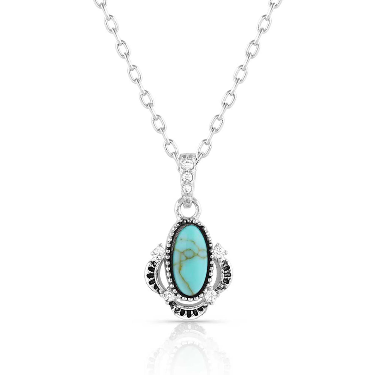 Montana Silversmiths Turquoise Treasure Necklace - The Trading Stables