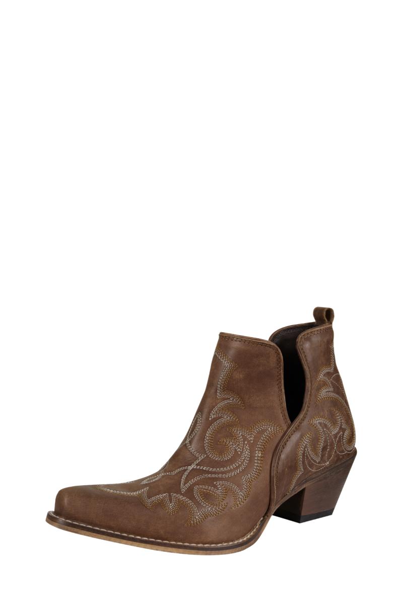 Pure Western Women's Bodie Boots - Brown - The Trading Stables