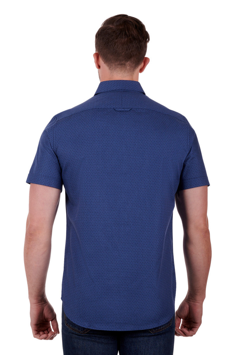 Thomas Cook Men's Edward Tailored Short Sleeve Shirt - The Trading Stables