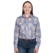 Just Country Abbey Full Button Print Workshirt - The Trading Stables