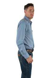 Wrangler Fitzmaurice Western Long Sleeve Shirt - The Trading Stables