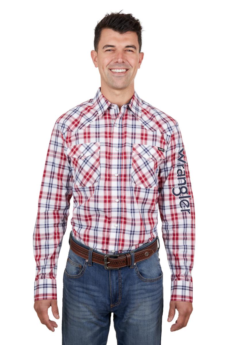 Wrangler Men's Dan Logo Shirt - The Trading Stables