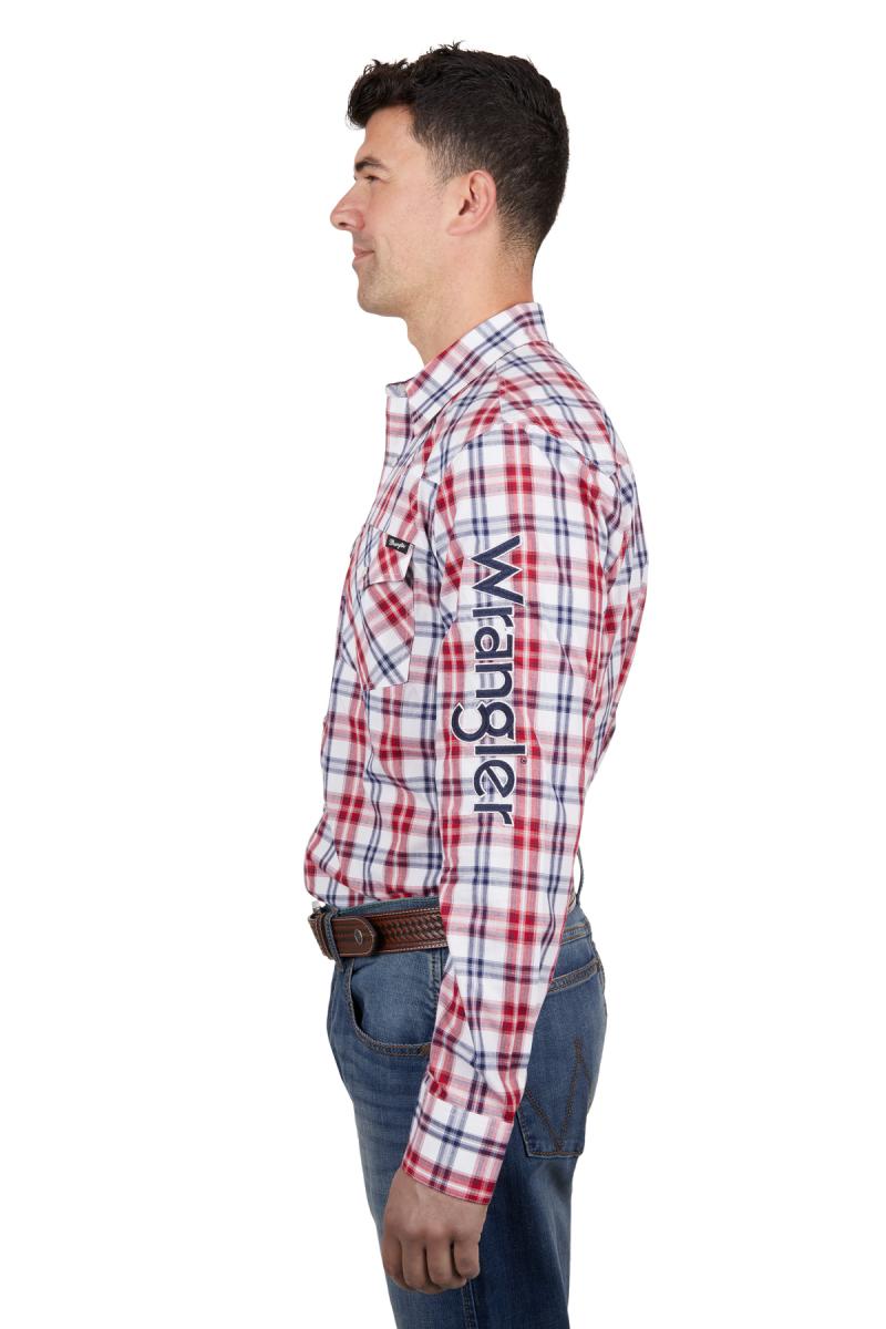 Wrangler Men's Dan Logo Shirt - The Trading Stables