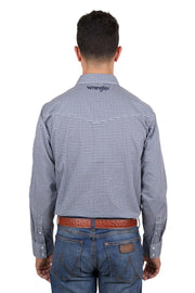 Wrangler Men's Peter Logo Long Sleeve Shirt - The Trading Stables