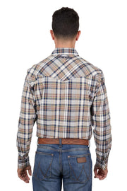 Wrangler Men's Tom Logo Long Sleeve Shirt - The Trading Stables