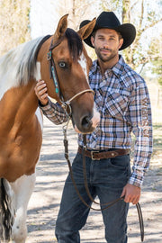 Wrangler Men's Tom Logo Long Sleeve Shirt - The Trading Stables