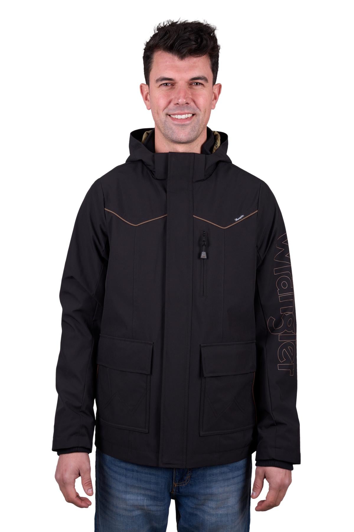 Wrangler Mens Cade Logo Jacket - The Trading Stables