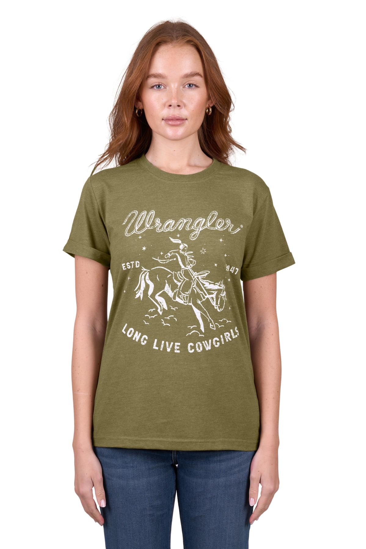 Wrangler Women's Layla Short Sleeve Tee - The Trading Stables