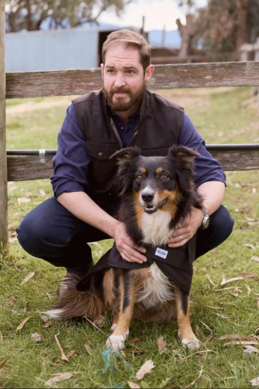 Nullarbor Oilskin Dog Coat with Fur - The Trading Stables