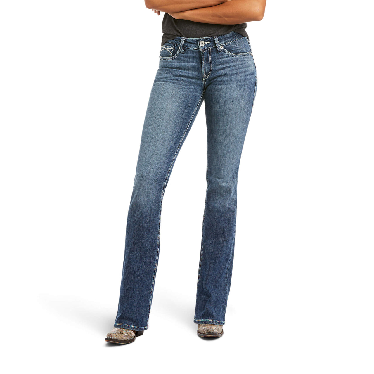 Ariat R.E.A.L. Perfect Rise Alma Boot Cut - The Trading Stables