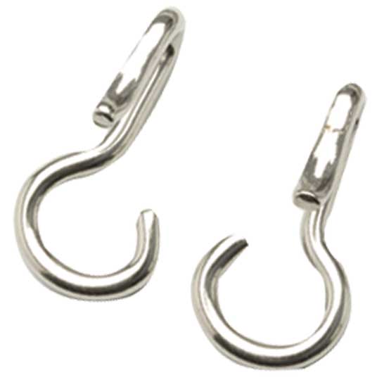 Stainless Steel Curb Hooks (Pair) - The Trading Stables