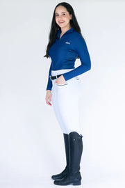 Pro Tech Competition Hybrid Breeches - White - The Trading Stables