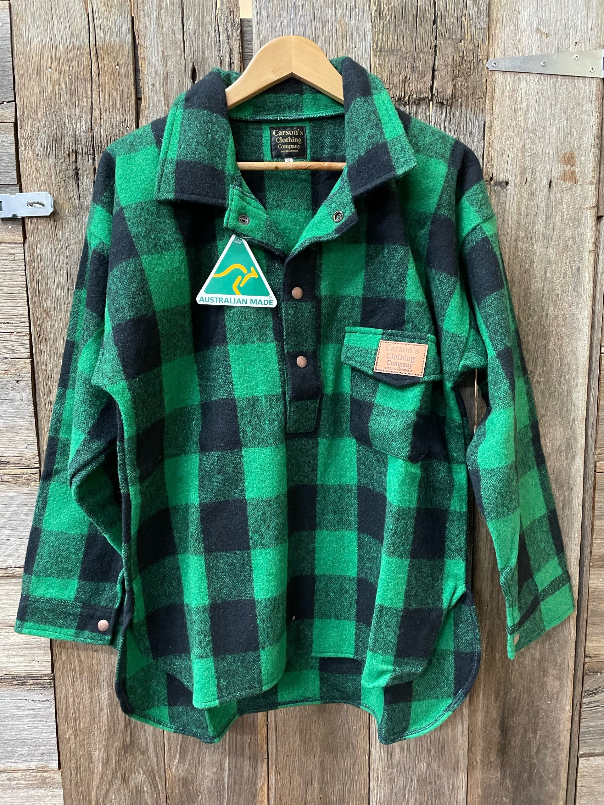 Carsons Clothing Company Woollen Bush Shirts - The Trading Stables