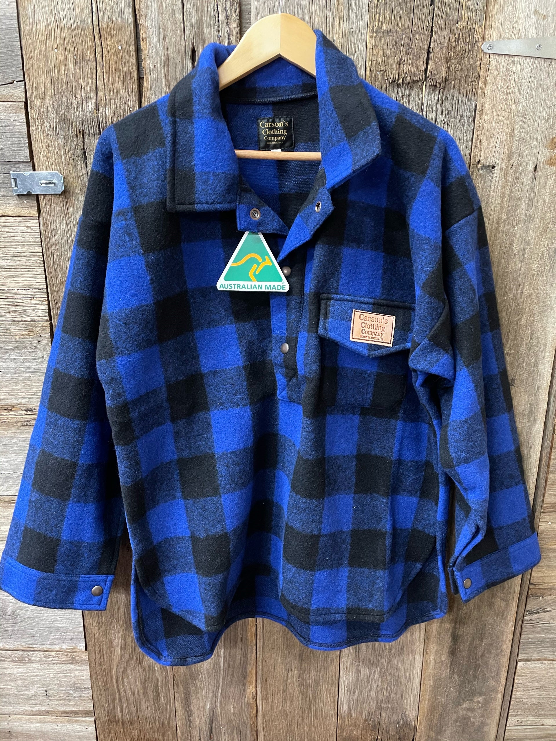 Carsons Clothing Company Woollen Bush Shirts - The Trading Stables