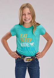 Roper Girls Five Star Collection SS Tee - The Trading Stables