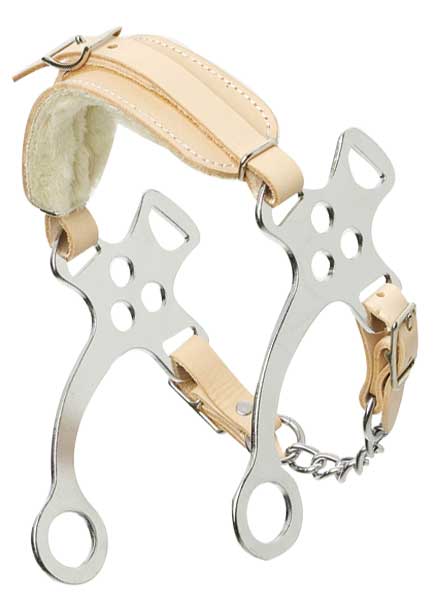 Hackamore Bit - Chrome Plated - The Trading Stables