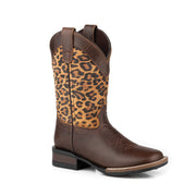 Roper Kids Monterey Leopard Boot - The Trading Stables