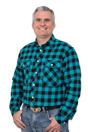 Just Country Mens Evan Flannel Work Shirt - The Trading Stables