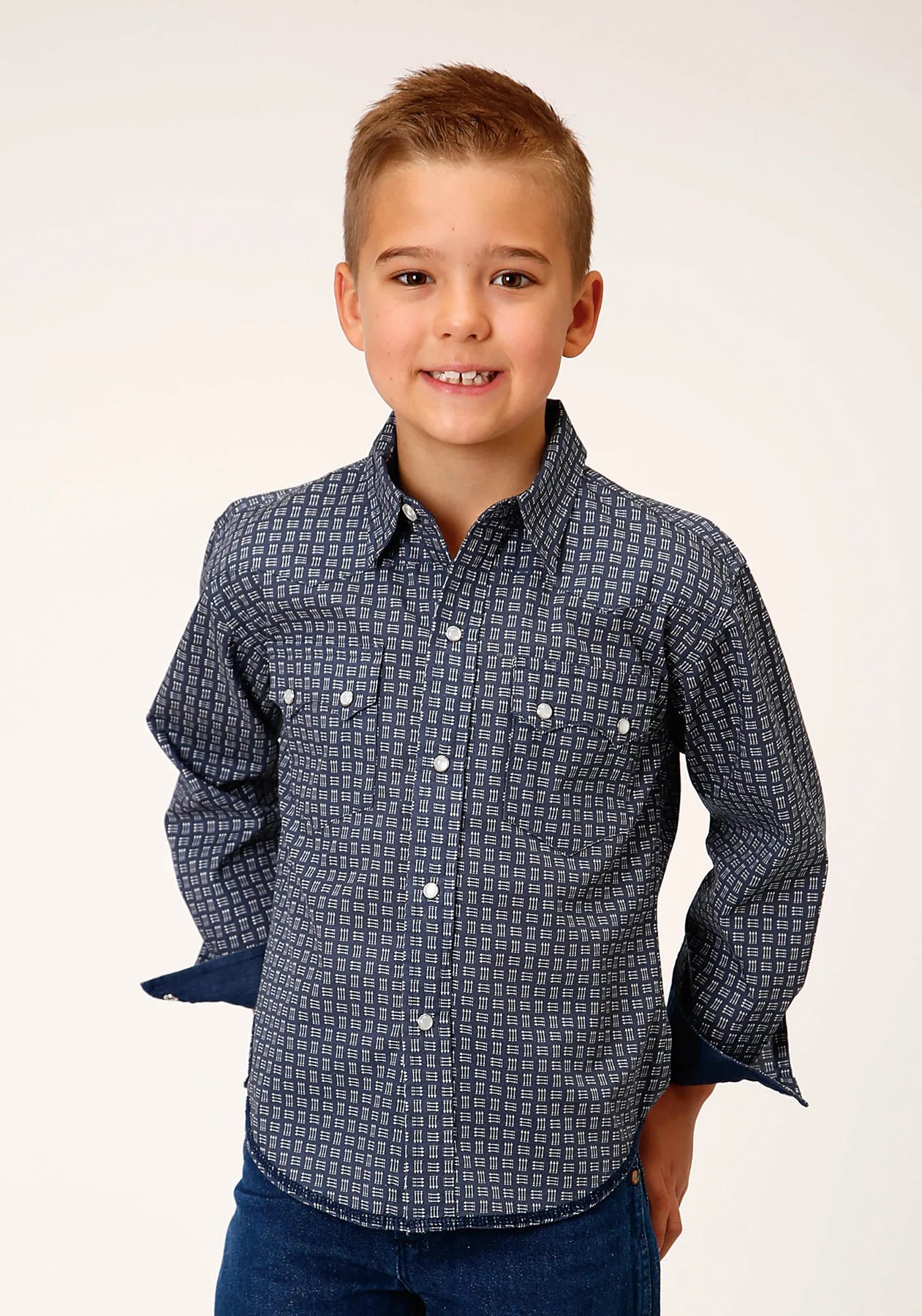 Roper Boys West Made Collection Long Sleeve Shirt - The Trading Stables