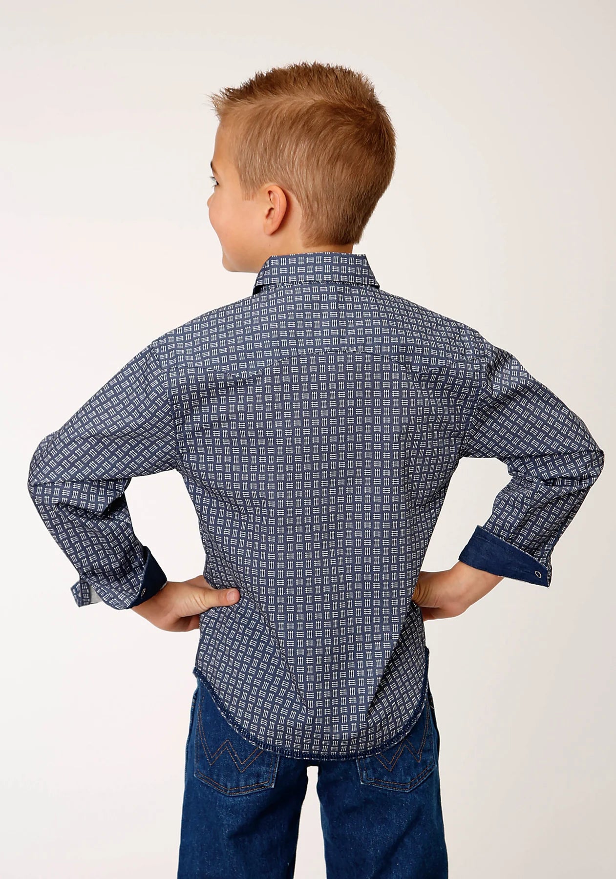 Roper Boys West Made Collection Long Sleeve Shirt - The Trading Stables
