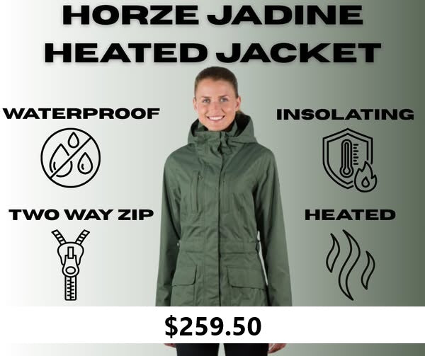 Horze Jadine Heated Winter Riding Jacket