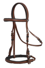 Zilco Padded Bridle with Cavesson - The Trading Stables