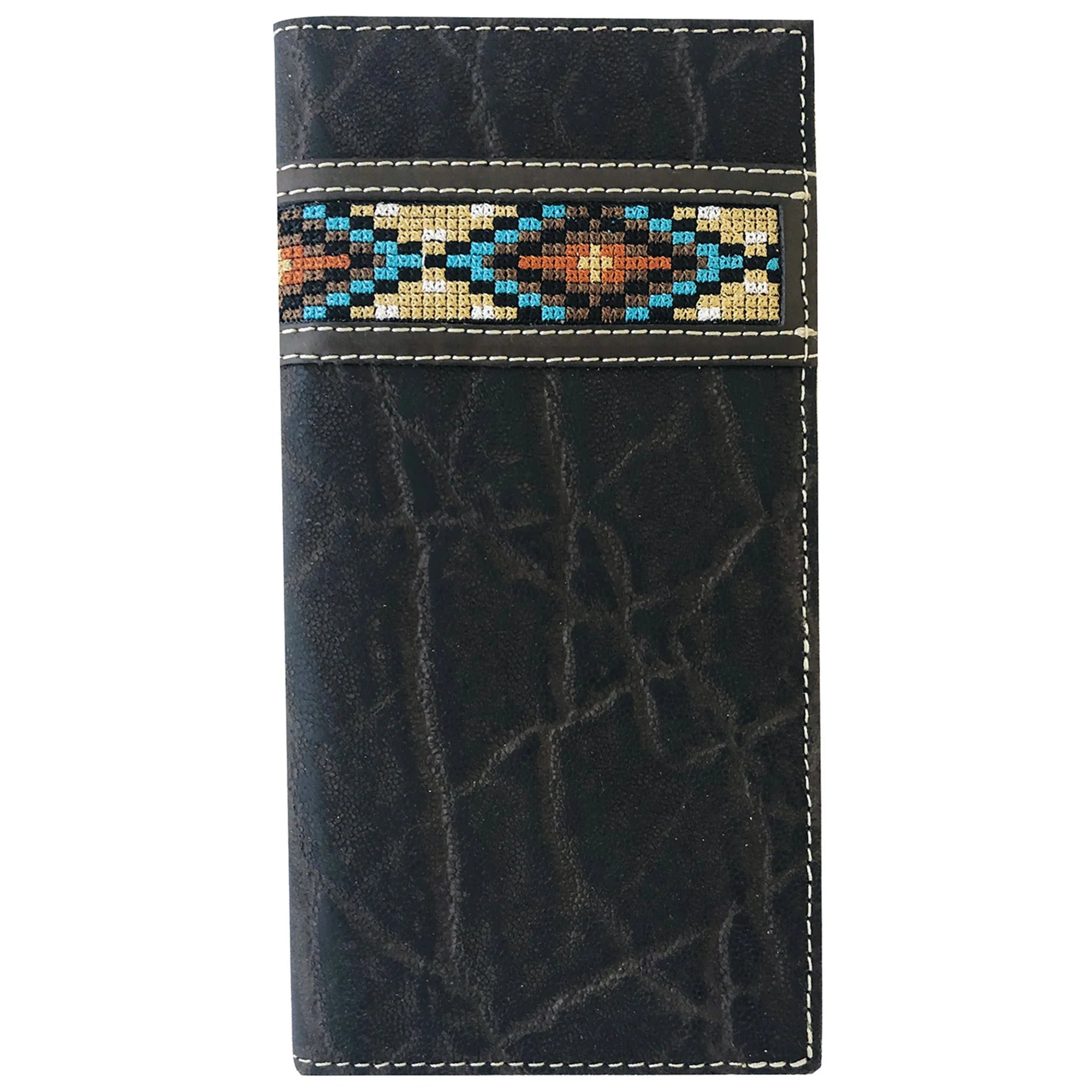 Roper Wallet - Rodeo Aztec Brown - The Trading Stables