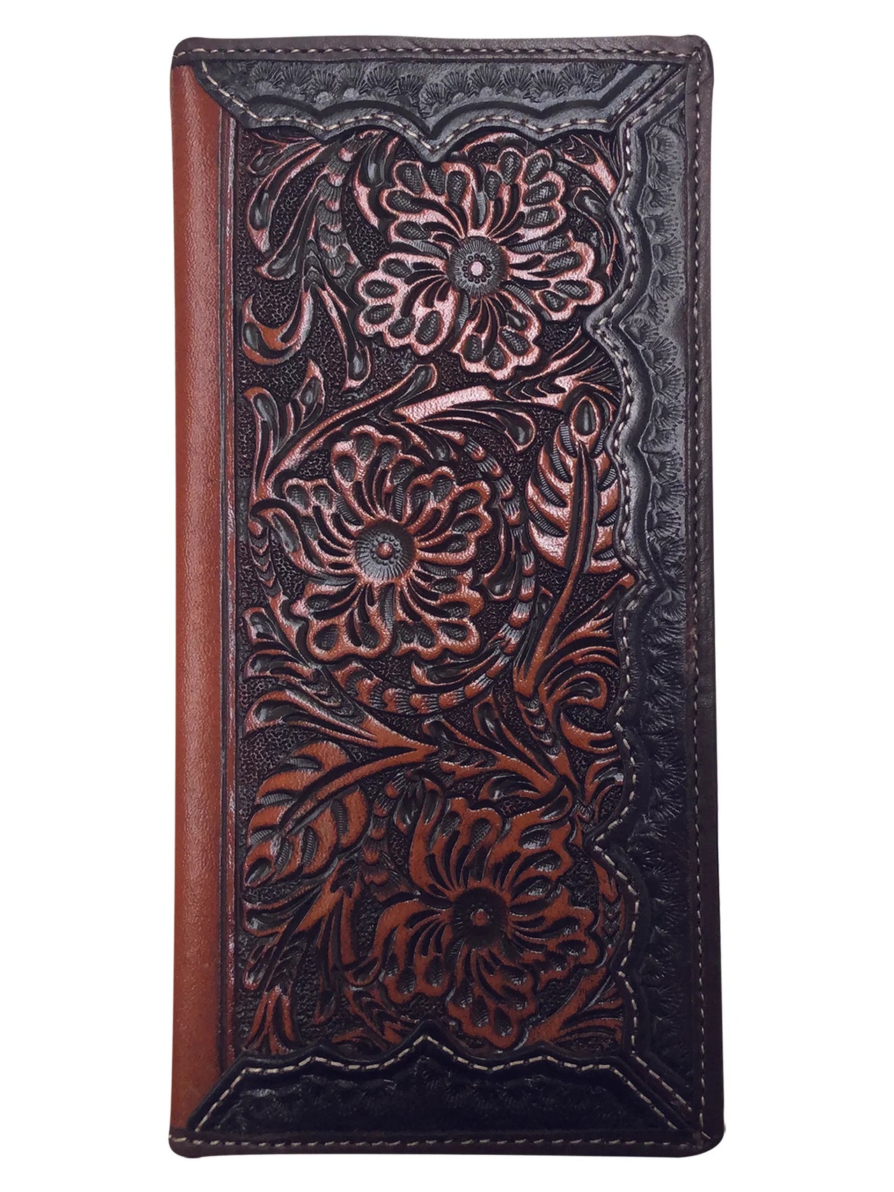 Roper Wallet - Rodeo Tooled Leather - The Trading Stables