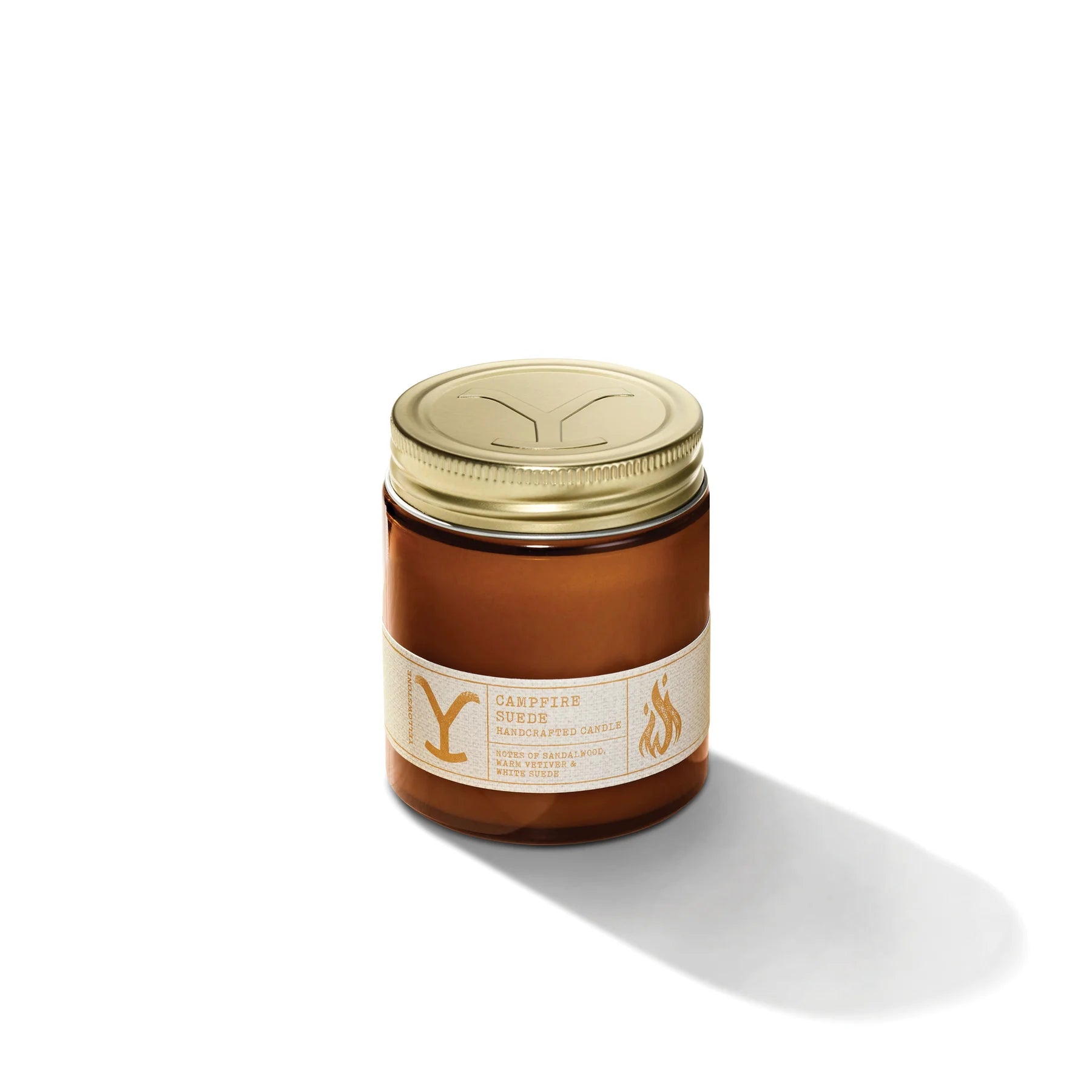 Tru Western Yellowstone Campfire Suede Wax Candle 8oz - The Trading Stables