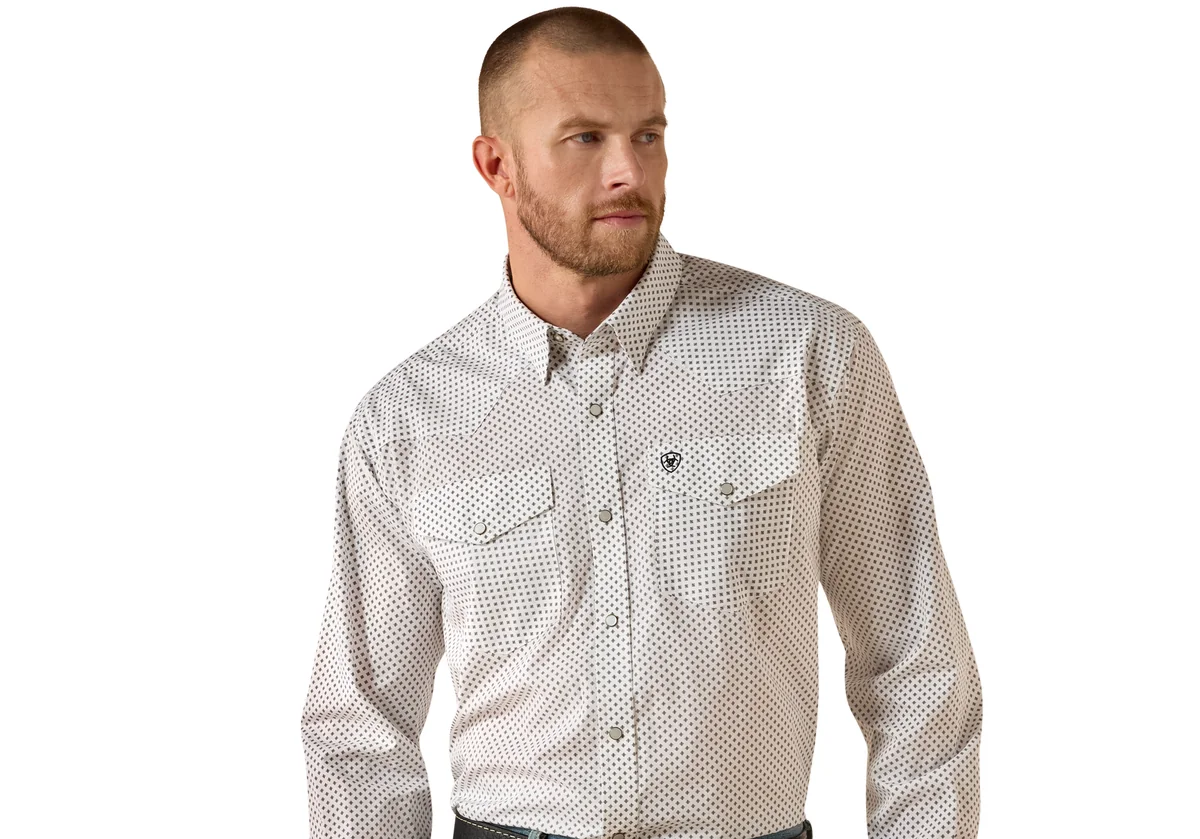 Ariat Mens Wrinkle Free Anthony Classic Fit LS Shirt