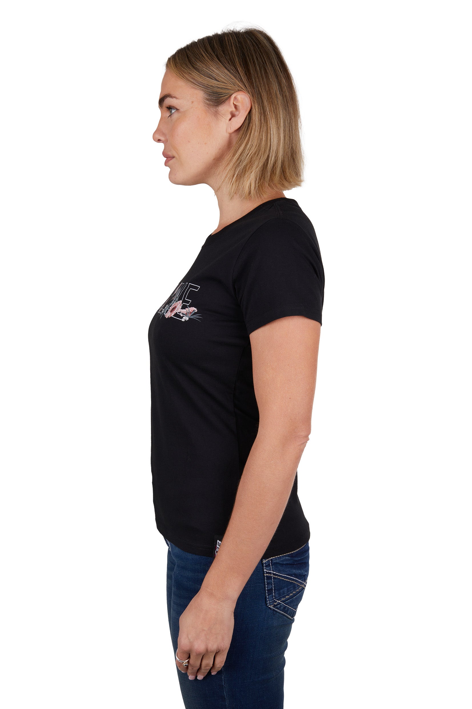 Bullzye Women's Tropics Tee - The Trading Stables