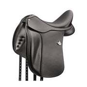Bates Dressage CAIR Classic Black 43cm/17" LEATHER FAULT - The Trading Stables