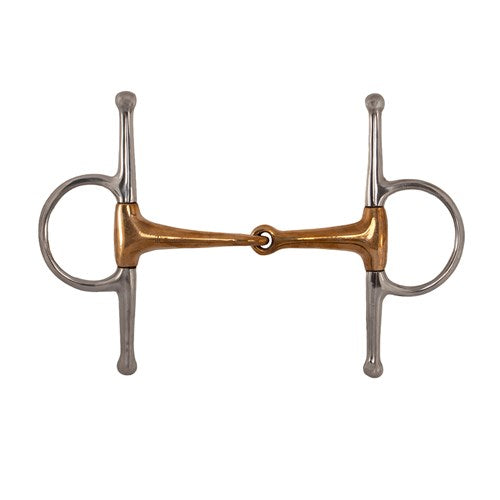 Full Cheek Eggbutt Bit w/Copper Mouth - The Trading Stables