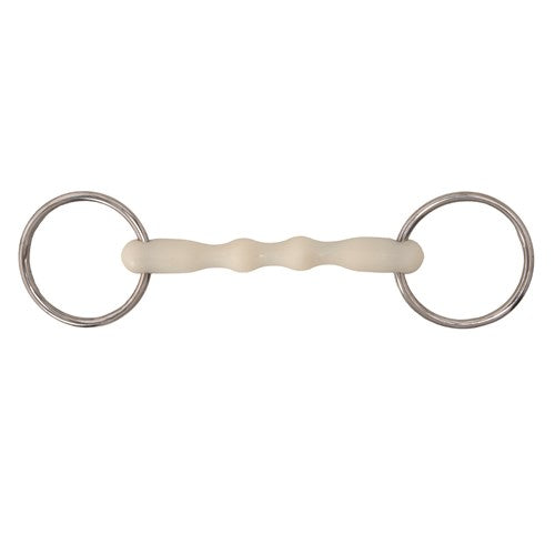 Happy Mouth Loose Ring Snaffle Bit With Flexible Mouth