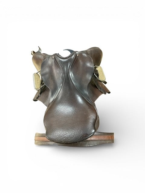 Bates Jump Brown 17.5 in Second Hand - Fully Mounted - The Trading Stables