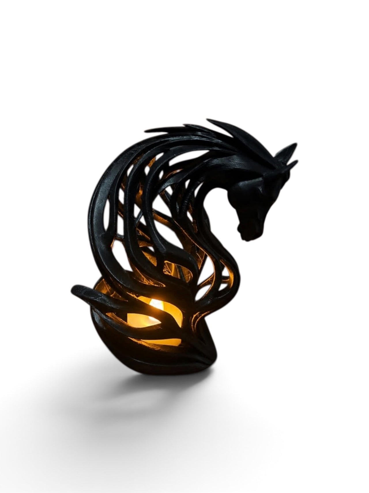 Horse Head with LED  Tea Light  Candle