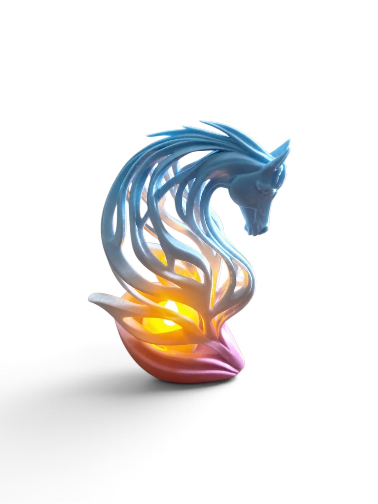 Horse Head with LED  Tea Light  Candle