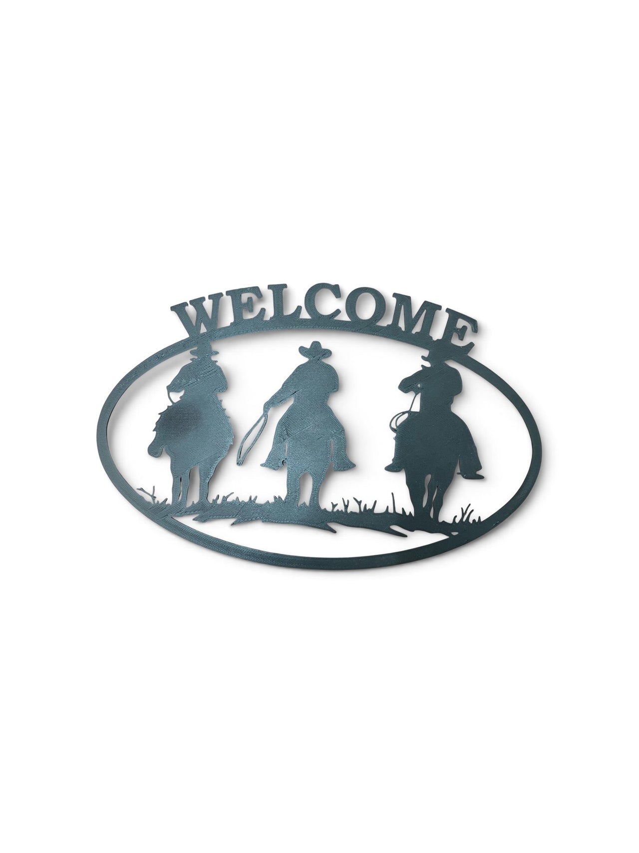 Plastic Welcome Sign 28cm x 18 cm