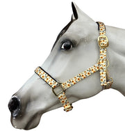 Chetak Sunflower/leaf Padded Halter - The Trading Stables