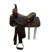 Col Hood Western Saddle 15" Second Hand - The Trading Stables
